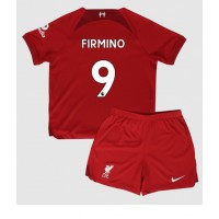 Dres Liverpool Roberto Firmino #9 Domaci za djecu 2022-23 Kratak Rukav (+ kratke hlače)